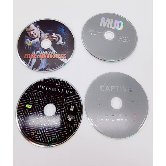 4 Action Mystery Movie Lot Dvds Mud Edge Of Darkness Prisoners The Captive Four - Picture 9 of 11
